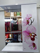 Зеркальный шкаф "Орхидея" 500*650*150