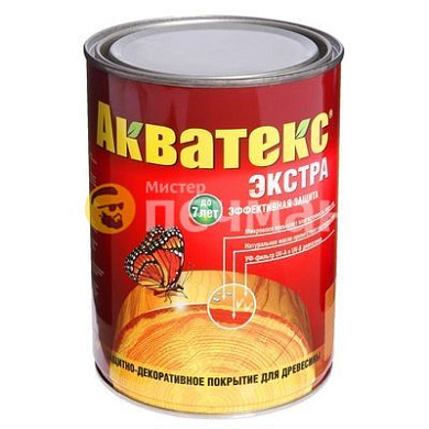 Защитное текстурное покрытие "Акватекс-Экстра" орех 2,7л