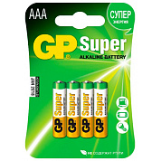 Батарейка GP LR03 Super Alkaline 24A-2UE4 BL-4/40/160