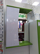 Шкаф с зеркалом "Камелия" Зеленая 500*700*130