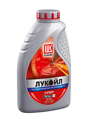 Масло моторное Лукойл Супер 10W/40 п/синт 1л (розлив)