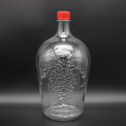 Бутылка стекло Ровоам 4,5л декор