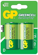 Батарейка GP R20 Green cell 13G-ВС2 BL-2/20/160
