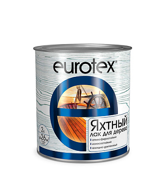 Лак Eurotex яхтный полуматовый 2,0л